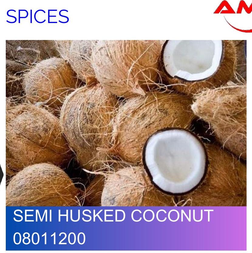 Indonesian Semi Husked Coconut 08011200